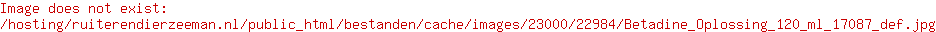 Betadine Oplossing