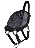 QHP halster-vliegenkap combi zwart
