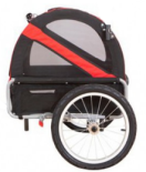 DoggyRide Hondenfietskar Mini 20 Cabin Rood/Grijs