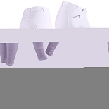 QHP Adult damesrijbroek wit