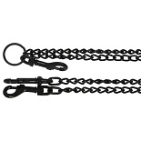 Fietsmandketting Zwart 2 mm/50+50 cm