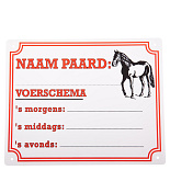 Premiere Bord Voerschema