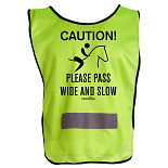 Reflecterend vest Premiere m/print Geel