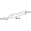 Flamingo Hondenspeelgoed Flocco Touw Rood 95 cm