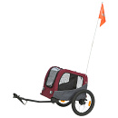 TRIXIE Hondenfietskar Grijs/Rood