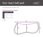 QHP zadelonderlegger memory foam
