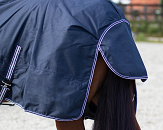 QHP Regendeken Turnout Luxe 0 gr Navy