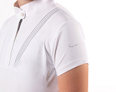 QHP Wedstrijdshirt Riva Junior Wit