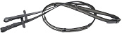 Harry's Horse teugels supergrip met stops full zwart