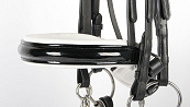 Harry's Horse hoofdstel stang & trens Chique zwart