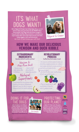 Edgard & Cooper hondenvoer Adult hert en eend 2,5 kg