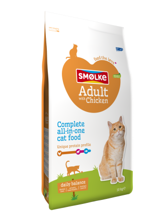 Smølke kattenvoer Adult with Chicken and Rice 10 kg