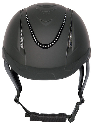 Harry's Horse rijhelm Chinook crystal zwart