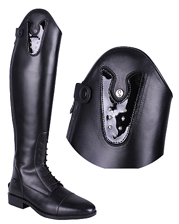 QHP verwisselbare top Sasha Crystal zwart