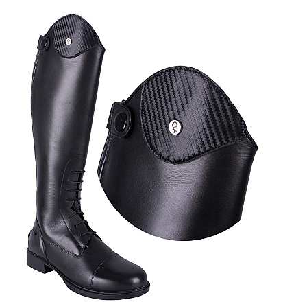 QHP verwisselbare top Romy Carbon zwart