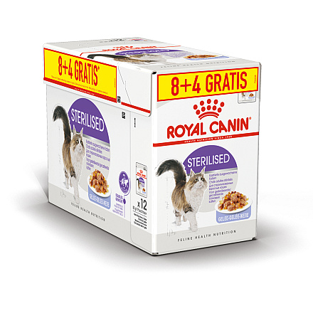 Royal Canin Kattenvoer Sterilised Gravy 85 gr 8+4