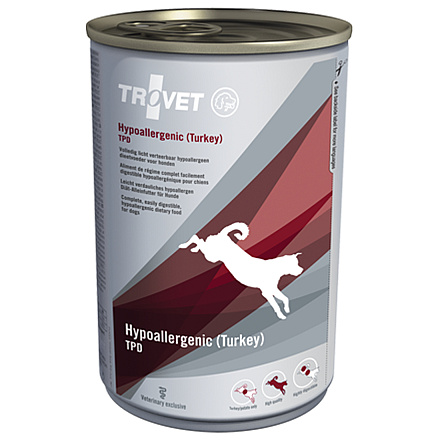 Trovet Hondenvoer Hypoallergenic Turkey TPD 400 gr