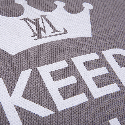 Lex & Max boxbed Keep Calm taupe