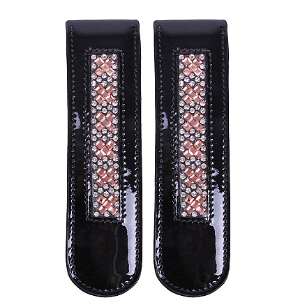 QHP laarzenclip Macey zwart/zilver