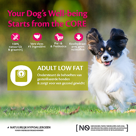 Wellness CORE hondenvoer Small Breed Adult Low Fat 5 kg