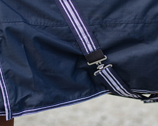 QHP Regendeken Turnout Luxe 0 gr Navy