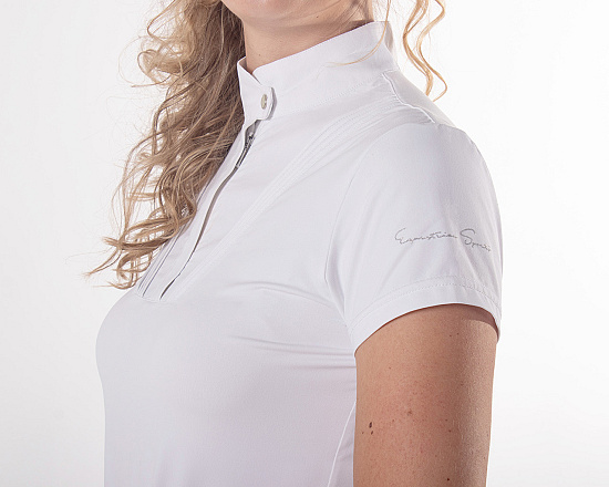 QHP Wedstrijdshirt Riva Dames Wit