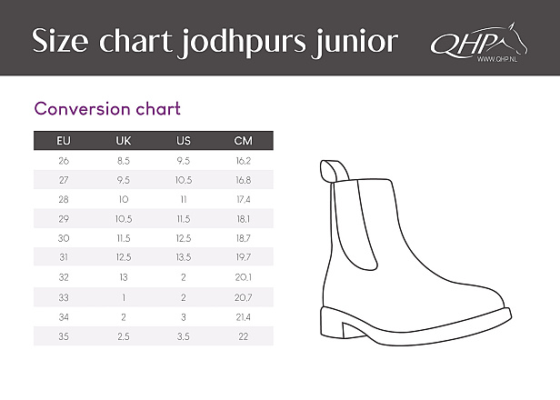 QHP Manilla Junior jodhpur