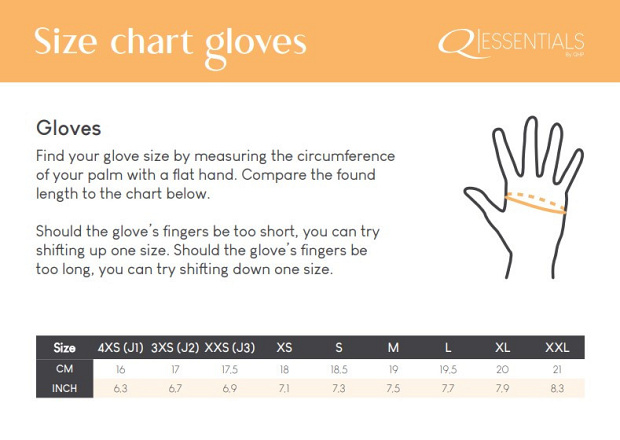 QHP Handschoen Tromso Waterproof Zwart/grijs